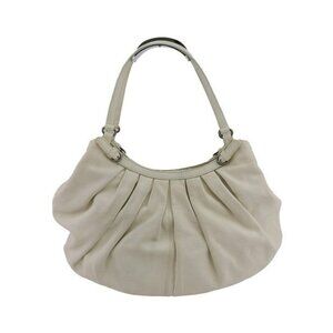 BALLY Shoulder Bag White White Silver Women Authentic secondhand